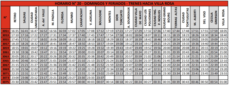 domingos hacia villa rosa